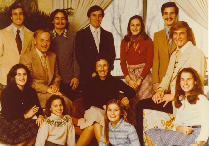 John F. and Mary A. Geisse, ten children, December 25, 1976