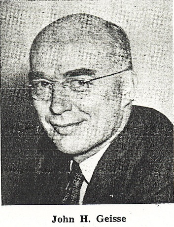 John Harlin Geisse, aviation pioneer, 1950